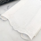 TOALHA DE LAVABO LINHO PURO FLEUR 30 X 50 CM