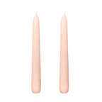 VELAS PARA CASTIÇAL CÔNICA ROSA  18 CM - 02 UNIDADES