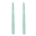 VELAS PARA CASTIÇAL CÔNICA VERDE ÁGUA  25 CM - 02 UNIDADES