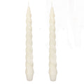 VELAS PARA CASTIÇAL NUVEM MARFIM  26CM - 02 UNIDADES