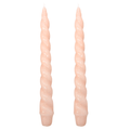 VELAS PARA CASTIÇAL NUVEM ROSA  26CM - 02 UNIDADES