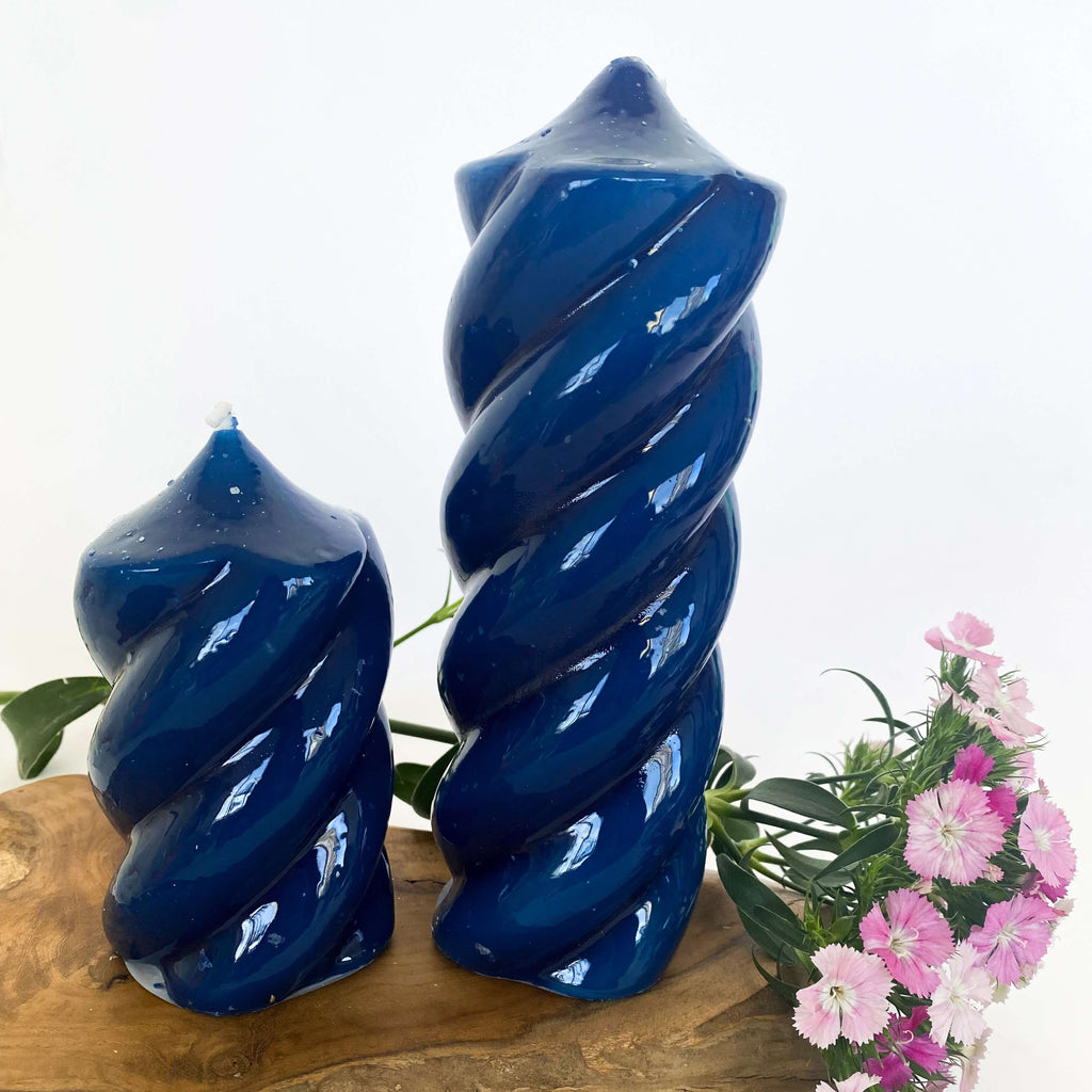 VELA SUPER TWIST AZUL MARINHO P 6,5 X 11(H) CM