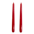 VELAS PARA CASTIÇAL CÔNICA VERMELHO 25 CM - 02 UNIDADES