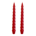 VELAS PARA CASTIÇAL NUVEM VERMELHO 26CM - 02 UNIDADES