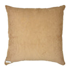 CAPA DE ALMOFADA VELUDO CROSS 50X50 CM BEGE